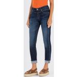 Reduzierte Unifarbene MAC Jeans Slim Fit Jeans aus Baumwollmischung für Damen 