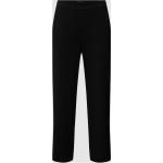 Schwarze Unifarbene Loose Fit MAC Jeans Stoffhosen aus Viskose für Damen Größe L 