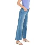 Hellblaue MAC Jeans Wide Leg Jeans & Relaxed Fit Jeans aus Denim für Damen Größe XS Weite 32 