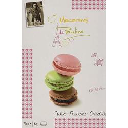 Macarons de Pauline Fraise - Pistache - Chocolat, 10er Pack (10 x 72 g)