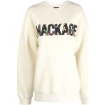 Mackage Sweatshirt mit Blumen-Logo - Nude