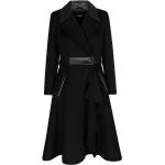 Schwarze Unifarbene Mackage Mini Nachhaltige Ledermäntel mit Reißverschluss aus Leder für Damen Größe S für den für den Herbst 