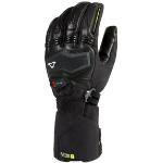 Schwarze Wasserdichte Atmungsaktive MACNA Beheizbare Handschuhe für Herren zum Motorradfahren für den Winter 