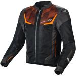 Macna Orcano Motorrad Textiljacke, schwarz-orange, Größe XL