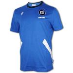 Macron Karlsruher SC Travel Shirt 22/23 blau KSC Fan Tee T-Shirt Jersey, Größe:L