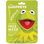 MAD Beauty Disney Muppet Gesichtsmaske Kermit - feuchtigkeitsspendende & entspannende Tuchmaske für gepflegte Haut und einen schönen Teint mit Gurken-Extrakt, 25 ml