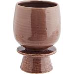 Madam Stoltz - Flower Pot Light Brown, 18,5 cm - Hellbraun