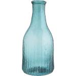 Cyanblaue Vasen & Blumenvasen aus Glas 