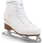 MADIVO SMJ Exclusive Damen Schlittschuhe Eiskunstlauf Eislaufschuhe Klassische Eislauf Weiß | Größen: 36, 37, 38, 39, 40, 41 (41)