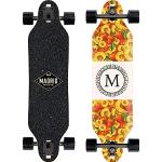 MADRID Skateboards Weezer Longboard Complete, Skateboard, Peaches Longboard Complete, Mehrfarbig, 36"