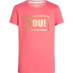 Pinke Sportliche Printed Shirts für Kinder & Druck-Shirts für Kinder für Mädchen Größe 152 