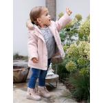 Rosa Gesteppte Elegante Vertbaudet Kinderübergangsjacken mit Reißverschluss aus Polyester für Mädchen Größe 62 