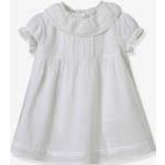 Weiße Elegante Cyrillus Kinderspitzenkleider aus Baumwolle für Babys Größe 98 für den für den Winter 