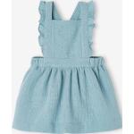 Blaue Vertbaudet Kinderkleider mit Volants für Babys Größe 68 