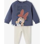 Blaue Minnie Mouse Entenhausen Minnie Maus Kindersweatshirts mit Maus-Motiv aus Baumwolle für Mädchen Größe 68 