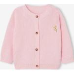 Pinke Bestickte Vertbaudet Kinderübergangsjacken mit Glitzer aus Baumwolle für Mädchen Größe 86 