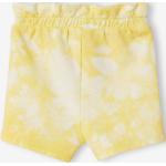 Gelbe Vintage Vertbaudet Kindersweatshorts mit Volants aus Baumwolle für Mädchen Größe 74 