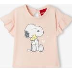 Rosa Die Peanuts Snoopy Kinder T-Shirts aus Baumwolle für Babys Größe 68 