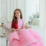 Rosa Kinderfestkleider aus Tüll für Babys 