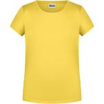 Gelbe James & Nicholson Kinder T-Shirts für Mädchen 