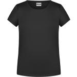 Schwarze James & Nicholson Kinder T-Shirts für Mädchen 