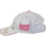 Pinke Harrys Collection Caps für Kinder & Cappies für Kinder mit Klettverschluss aus Baumwolle für Mädchen 