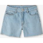 Boho Jeans Shorts für Kinder mit Fransen mit Reißverschluss aus Baumwolle für Mädchen Größe 134 