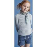 Blaue Jeans Shorts für Kinder mit Reißverschluss aus Baumwolle für Mädchen Größe 134 