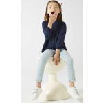 Blaue Vertbaudet Jeggings für Kinder & Jeans-Leggings für Kinder aus Denim für Mädchen Größe 146 