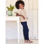 Dunkelblaue Vertbaudet Jeggings für Kinder & Jeans-Leggings für Kinder mit Reißverschluss aus Denim für Mädchen Größe 134 
