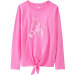 Reduzierte Pinke Langärmelige Yigga Pailletten Shirts für Kinder mit Pailletten ohne Verschluss für Mädchen Größe 134 