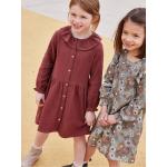 Schokoladenbraune Boho Vertbaudet Kinderkleider aus Baumwolle Größe 146 