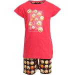 Cornette Emoji Kurze Kinderschlafanzüge für Mädchen Größe 110 