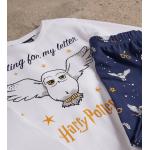 Hellbeige Harry Potter Lange Kinderschlafanzüge aus Baumwolle für Mädchen Größe 128 