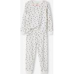 Weiße Bestickte Vertbaudet Lange Kinderschlafanzüge aus Baumwolle für Babys Größe 158 
