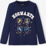 Marineblaue Langärmelige Harry Potter Rollkragen Printed Shirts für Kinder & Druck-Shirts für Kinder aus Baumwolle für Mädchen Größe 110 