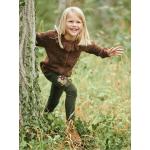 Grüne Bestickte Vertbaudet Kinderhosen mit Nieten mit Reißverschluss aus Baumwolle für Mädchen Größe 86 