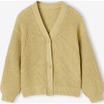 Pistaziengrüne Vertbaudet V-Ausschnitt Kinderübergangsjacken aus Baumwolle für Mädchen Größe 146 