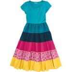 Bunte Jako-O Volantkleider für Kinder & Kinderstufenkleider mit Volants aus Jersey für Babys Größe 86 für den für den Sommer 