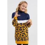 Gelbe We Fashion Stehkragen Kindersweatkleider für Mädchen Größe 170 für den für den Winter 