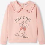 Altrosa Aristocats Marie Kindersweatshirts aus Baumwolle für Mädchen Größe 140 