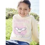 Beige Motiv Harry Potter Kindersweatshirts aus Baumwolle für Mädchen Größe 146 