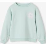 Himmelblaue Vertbaudet Kindersweatshirts aus Baumwolle für Mädchen Größe 128 