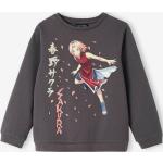 Graue Motiv Naruto Sakura Haruno Kindersweatshirts für Mädchen Größe 128 