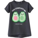 Dunkelgraue Topolino Bio Nachhaltige Kinder T-Shirts für Mädchen Größe 104 