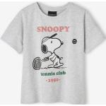 Graue Kurzärmelige Die Peanuts Snoopy Kinder T-Shirts aus Jersey Größe 98 