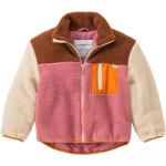 Rosa Topolino Bio Stehkragen Teddyjacken für Kinder & Teddy Fleece Jacken für Kinder mit Reißverschluss aus Fleece für Mädchen Größe 146 