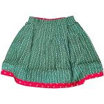 Rote Isar Trachten Midi Knielange Kinderröcke aus Baumwolle für Mädchen Größe 80 für den für den Sommer 