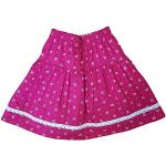 Pinke Isar Trachten Midi Knielange Kinderröcke aus Baumwolle für Mädchen Größe 74 