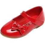Rote Kostüm Schuhe mit Glitzer mit Klettverschluss atmungsaktiv für Kinder Größe 32 für den für den Sommer 